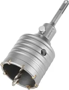 Core drill bit GRAPHITE 65 mm with SDS-plus adapter and centering pilot – concrete