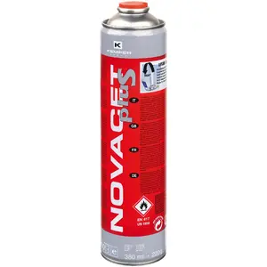 Gas canister Kemper Novacet 2200 °C 380 ml - fuel cartridge for handheld torch