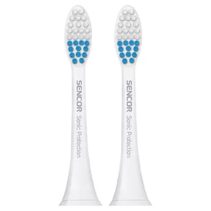 Toothbrush replacement heads SENCOR SOX017 — set of 6 compatible brush heads (3×SOC, 2×SOC, 1×SOC)
