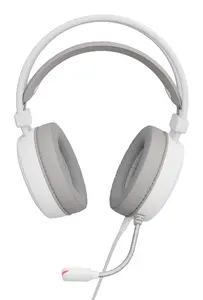 GENESIS Neon 613 G2 Gaming Headset, Wired, Circumaural, White