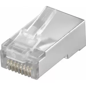 Экранированный RJ45-коннектор GOOBAY RB15016 CAT5e, металлический экран, 8P8C сетевой штекер