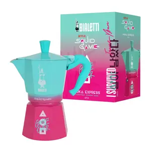 Moka pot Bialetti 0005393 Aluminium Blue Pink