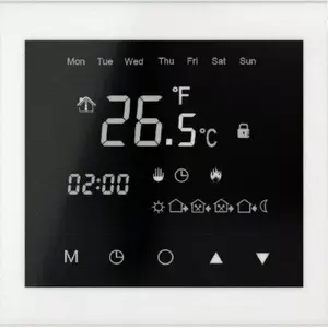 Room thermostat Thermoval TVT-30-BB — electronic temperature regulator for heating systems