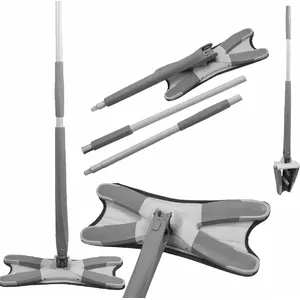 Floor mop WMC TOOLS X (grey) — spin wring mop, refillable head