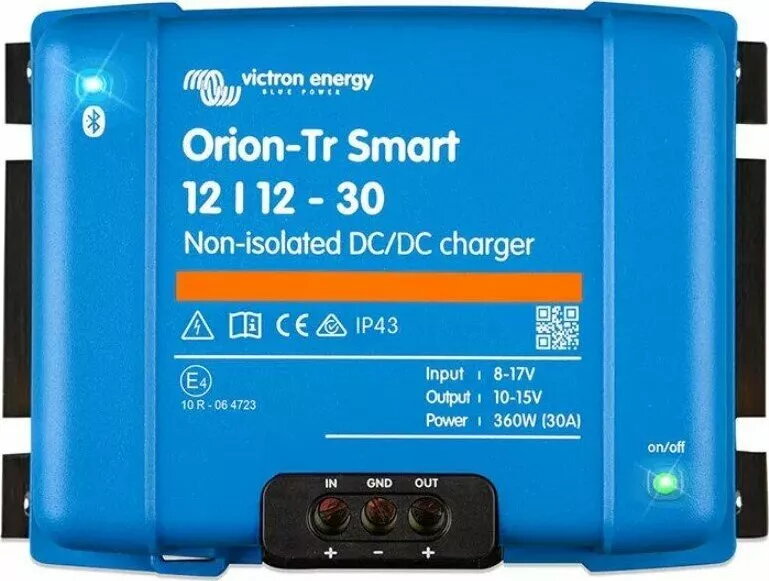 Victron Energy Orion-Tr Smart 12/12-30A neizolēts