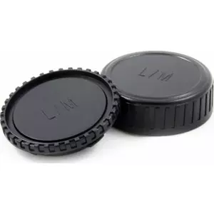 Lens and Body Cap Set JJC for Leica M - protective caps for camera body and lenses