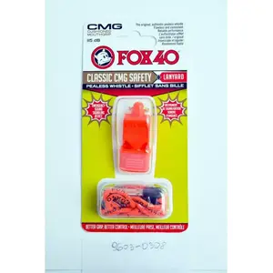 Свисток Fox40 Classic Safety 40 (модель 9603-0308) с оранжевым шнурком