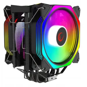 Кулер для процессора RAMPAGE Octagon C60 Black с вентилятором 120 мм