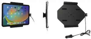 Brodit 721339 Aktīvs planšetdatoru un UMPC turētājs ar USB kabeli un skrūvju stiprinājumu, melns