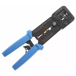 Crimping tool LOGON TWPHT001 for RJ11 and RJ45 connectors, hand-operated cable crimper