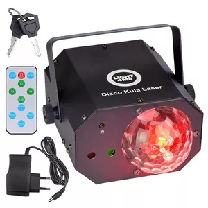 Световой LED эффект Light4Me Disco Sphere Laser multi-effect со встроенным лазером и динамическими режимами