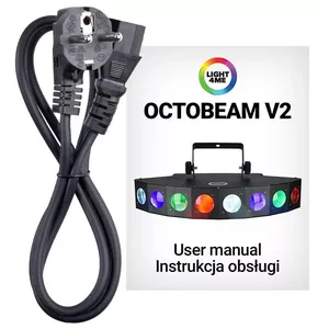 Light4Me OCTOBEAM V2 disco effect LED spotlight