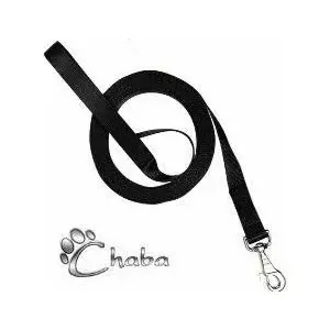 Training Lead (15 m) Chaba - Black long training leash for dogs