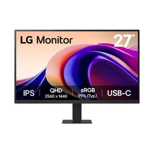 Monitor LG 27" IPS QHD 2560x1440 (27U631A-B), 27", 100 Hz, 5 ms, HDR10, USB-C PD 15W, VESA
