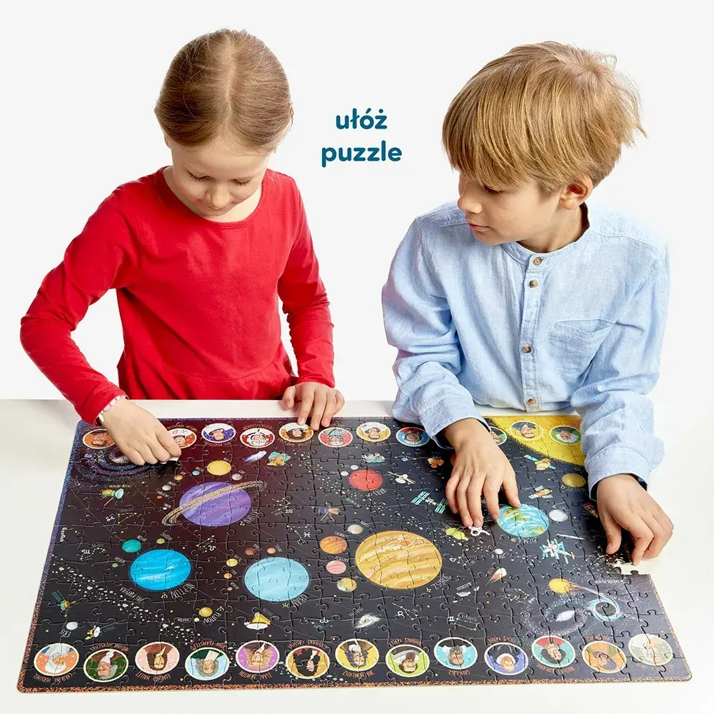Puzle CzuCzu Puzzle Explorers Saules sistēma 300 gab. Photo 3
