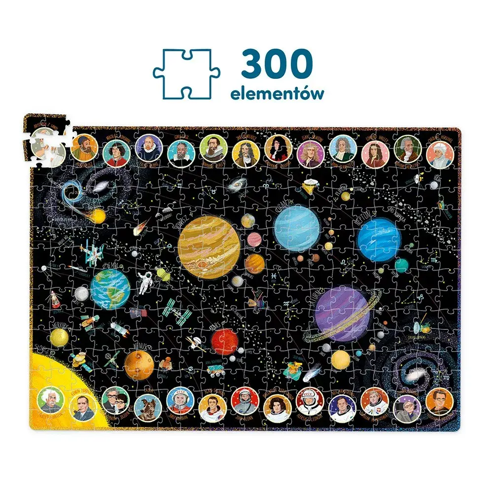 Puzle CzuCzu Puzzle Explorers Saules sistēma 300 gab. Photo 7
