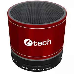 Portable Speaker C-TECH SPK-08R, Red