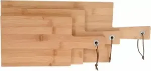 RING Bamboo Cutting Board Set, 45x19 cm, 3 Pieces