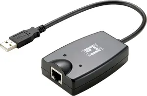 USB 3.0 to RJ45 Ethernet Adapter LEVELONE USB-0401 V9 10/100/1000 Mbps, 0.15 m cable