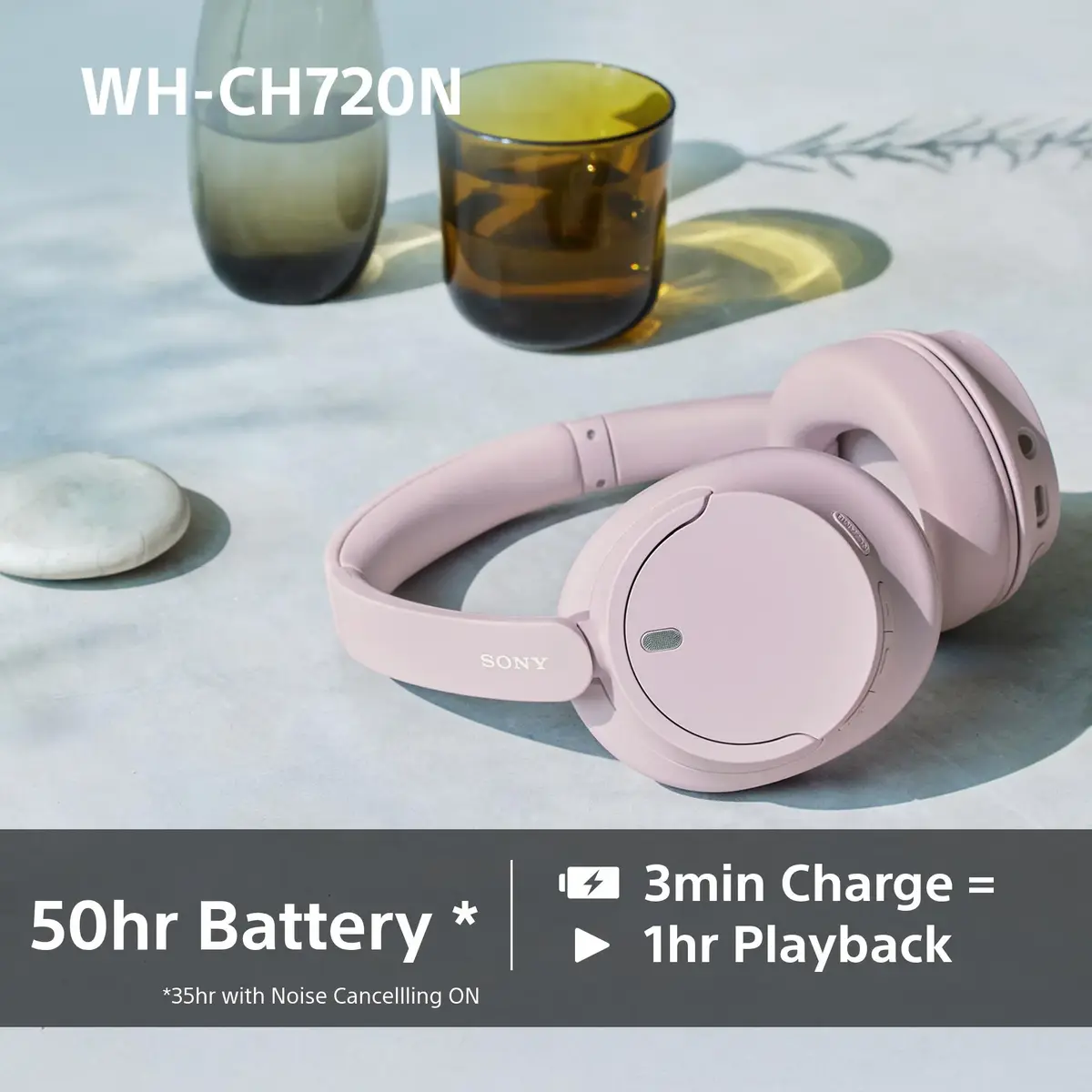 Austiņas Sony WHCH720NP.CE7 Photo 6