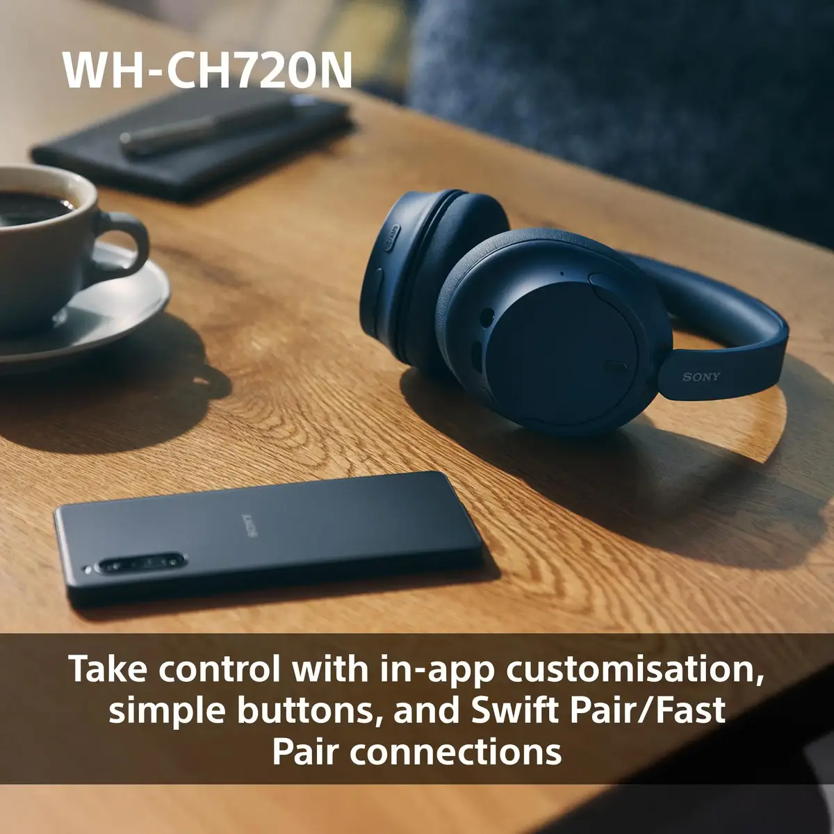 Austiņas Sony WHCH720NP.CE7 Photo 8