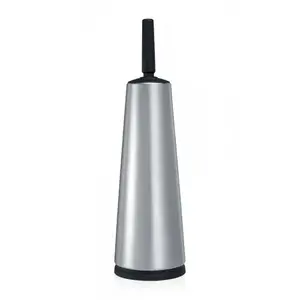 Щётка для унитаза с держателем BRABANTIA 385285 — нержавеющая сталь/хром, высота 420 мм, Ø 12,2 см