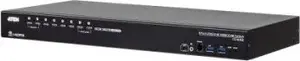 KVM slēdzis ATEN CS18208 — 8 porti USB 3.0 ar HDMI vairāku datoru pārvaldībai