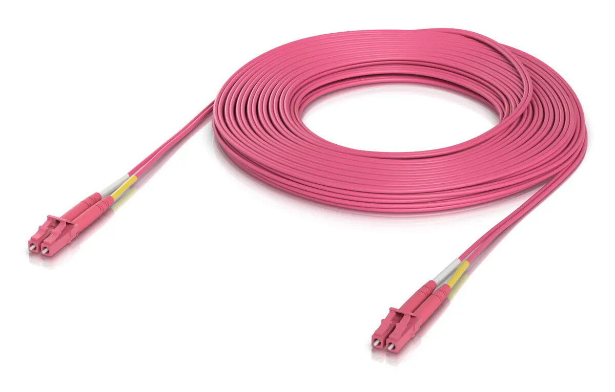 Ubiquiti InfiniBand/optiķu kabelis LC LC/LC Rozā