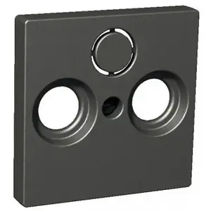 Pārsega plāksne Schneider Electric WDE003845 priekš R/TV/SAT rozetes, vienvietīga, plastmasa, balta