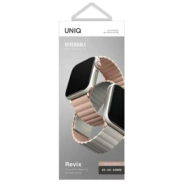Uniq Revix magnētiskais divpusējs siksniņa priekš Apple Watch Photo 4