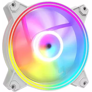 PC case fan MODECOM Volcano Apex 120 ARGB Reverse White, 120mm, ARGB lighting