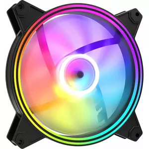 Cooling fan MODECOM VOLCANO APEX 140 ARGB 140mm — 140mm chassis fan with ARGB lighting