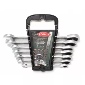 Hand tool set Rockforce flat wrench set 7 pcs 8–19 mm