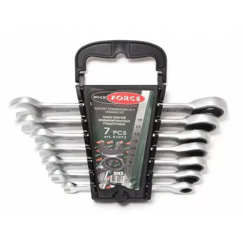 Rockforce flat wrench set 7 pcs 8–19 mm Photo 2