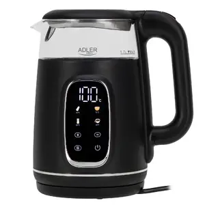 Electric Kettle Adler 1.7L 2200W Black/Silver