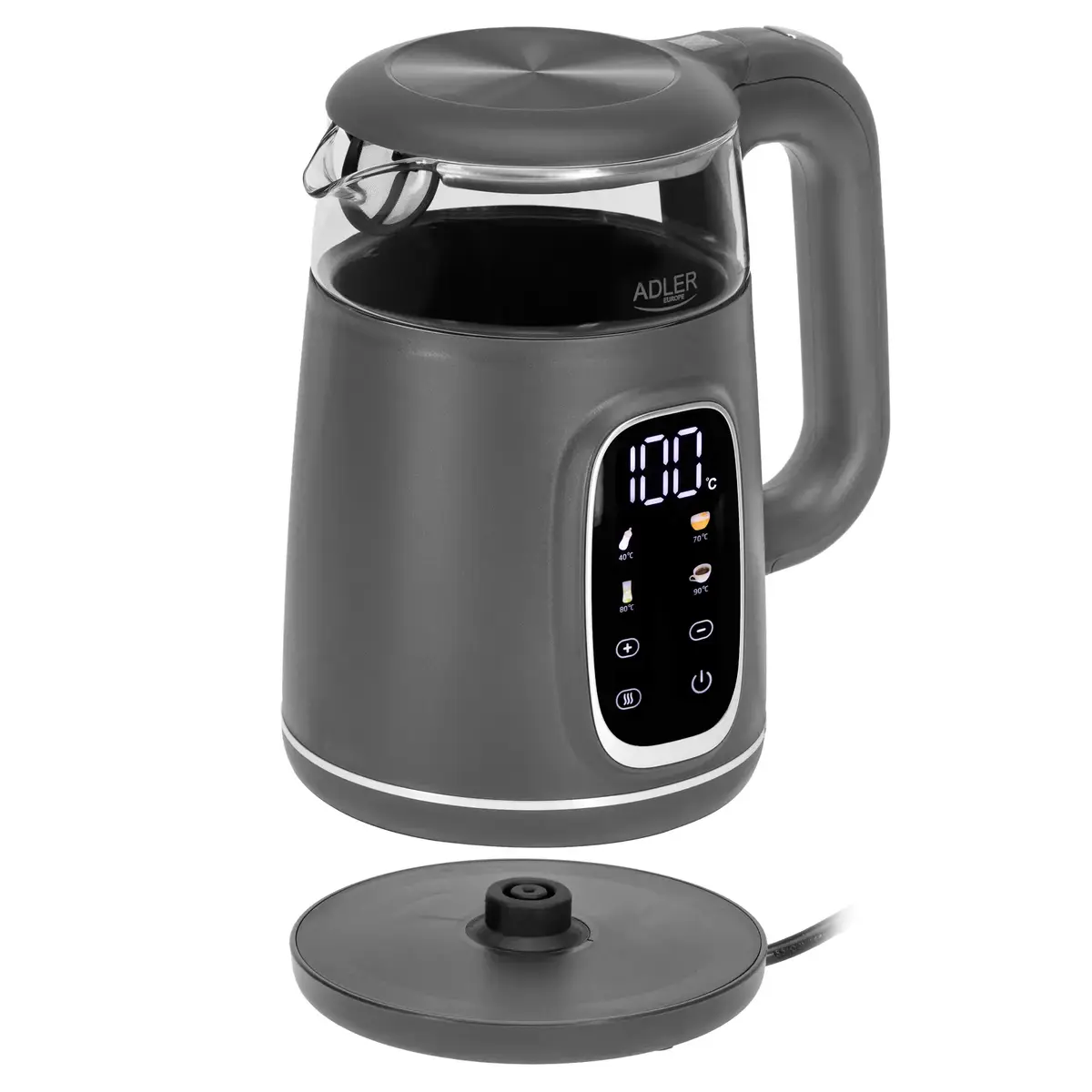 Elektriskā tējkanna Adler AD 1305 G — 1,7 L, 2200 W Photo 6