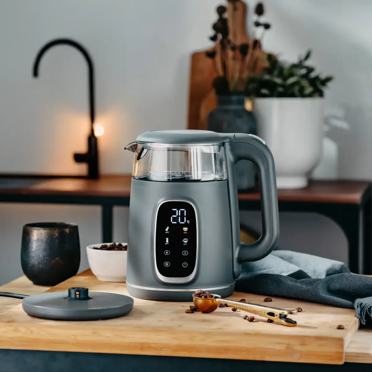 Elektriskā tējkanna Adler AD 1305 G — 1,7 L, 2200 W Photo 11