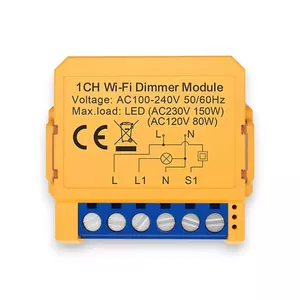 Настенный умный Wi‑Fi диммер Avatto DMS16-Y1 TRIAC 230Vac 150W для светодиочных и ламп накаливания