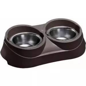 Feeding stand Ferplast DUO FEED 05 for two bowls, model 19825