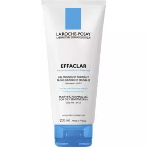 Facial Cleansing Gel La Roche-Posay Effaclar Purifying Foaming Gel 200 ml for Sensitive to Oily Skin