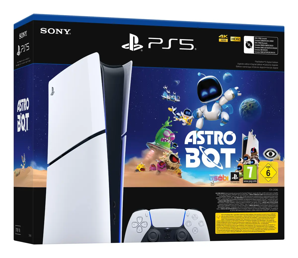 Spēļu konsole Sony PlayStation 5 Digital Edition Slim Astro Bot Photo 2