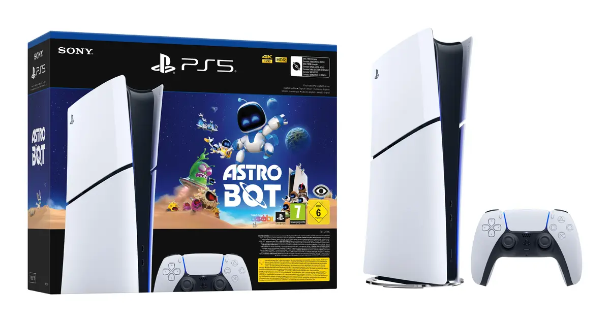 Spēļu konsole Sony PlayStation 5 Digital Edition Slim Astro Bot Photo 3