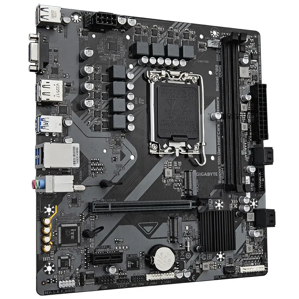 Материнская плата GIGABYTE B760M E, B760 Photo 3