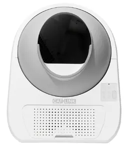 Pašattīrāmais kaķu tualetes kaste Catlink Ultra PRO — balta, tilpums 13 L, 580×600 mm