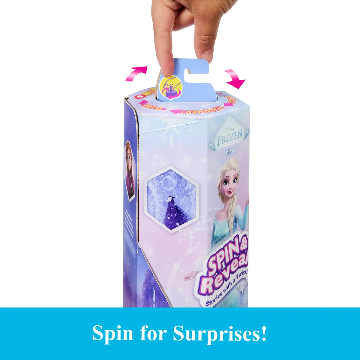 MATTEL Frozen Spin & Reveal Elsa 32 cm lelle Photo 8