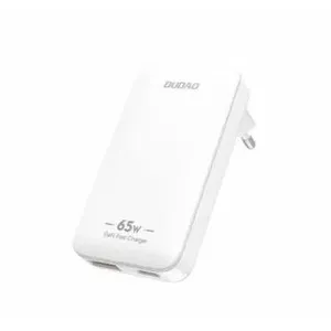 Wall charger Dudao A65Q 65W USB-A and USB-C PD ultra‑thin