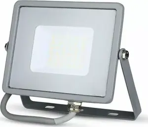 V-TAC LED Floodlight 30W 2400lm 6400K Samsung Chip IP65 Grey