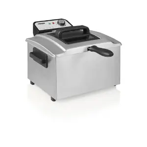 Deep fryer Princess 184090 — compact electric countertop fryer, removable basket, stainless steel