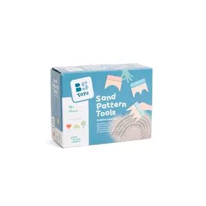 Sand pattern tools BS Toys GA510 – beach and sandbox modeling set