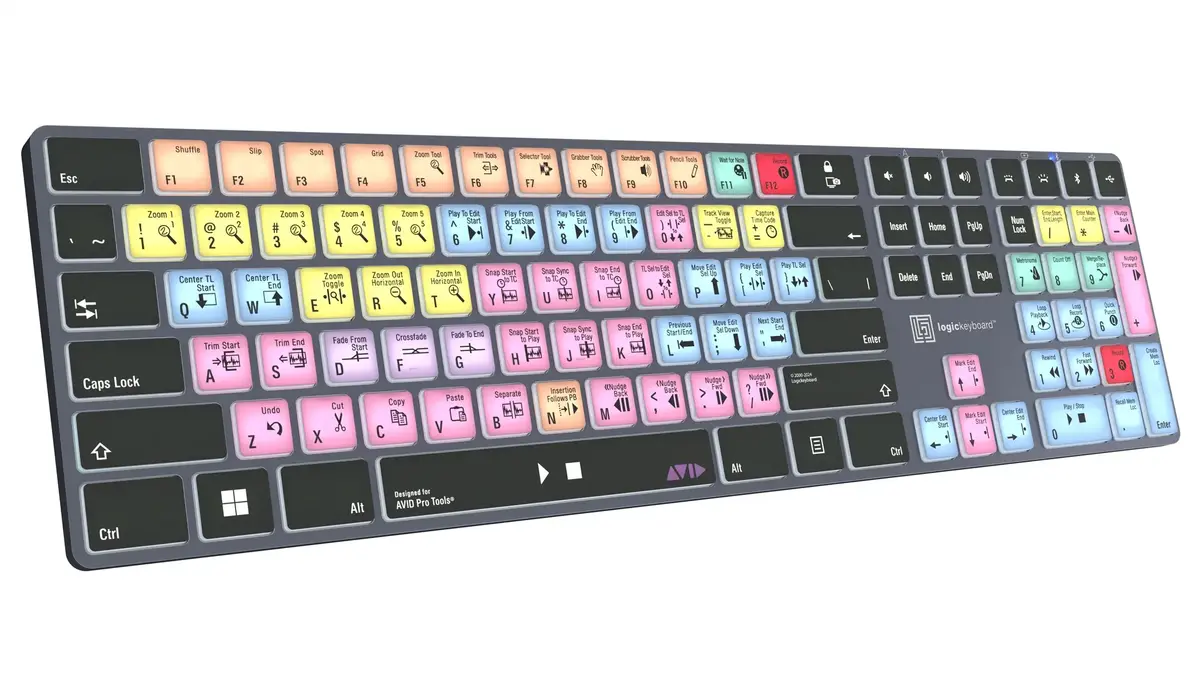 LogicKeyboard LKB-PT-TPC полноразмерная клавиатура USB + Bluetooth Photo 2